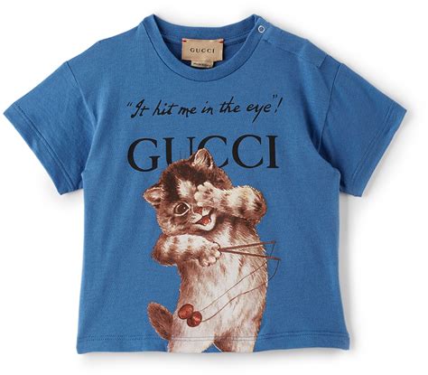 baby blue gucci shirt.